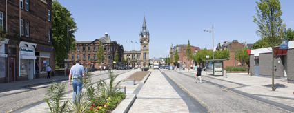 The improved Renfrew Town Centre 